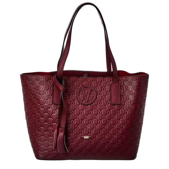 Valentino by Mario Valentino Soho Medallion Leather Tote - Picture 1 of 4